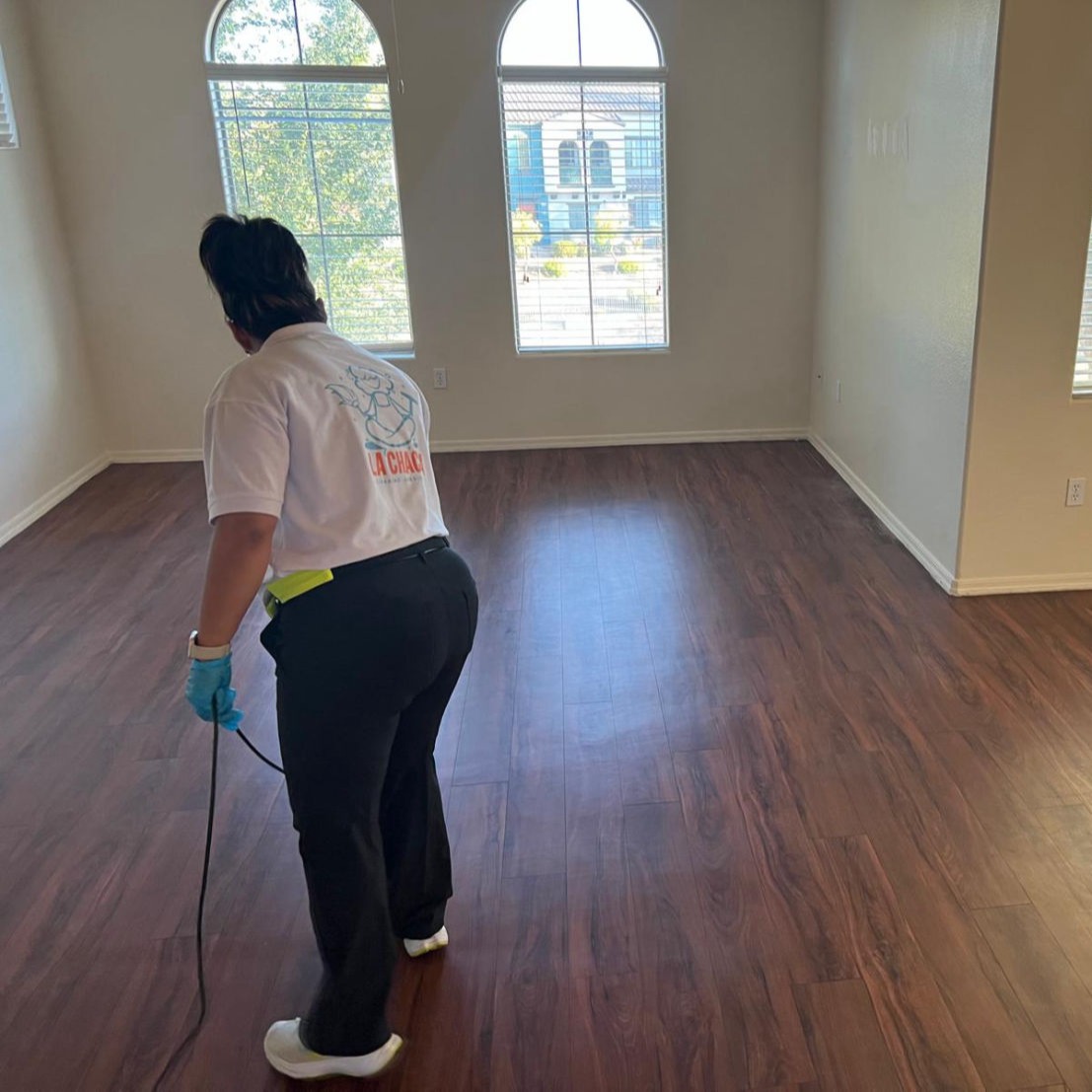 La Chacha Cleaning completing detailed work in a home